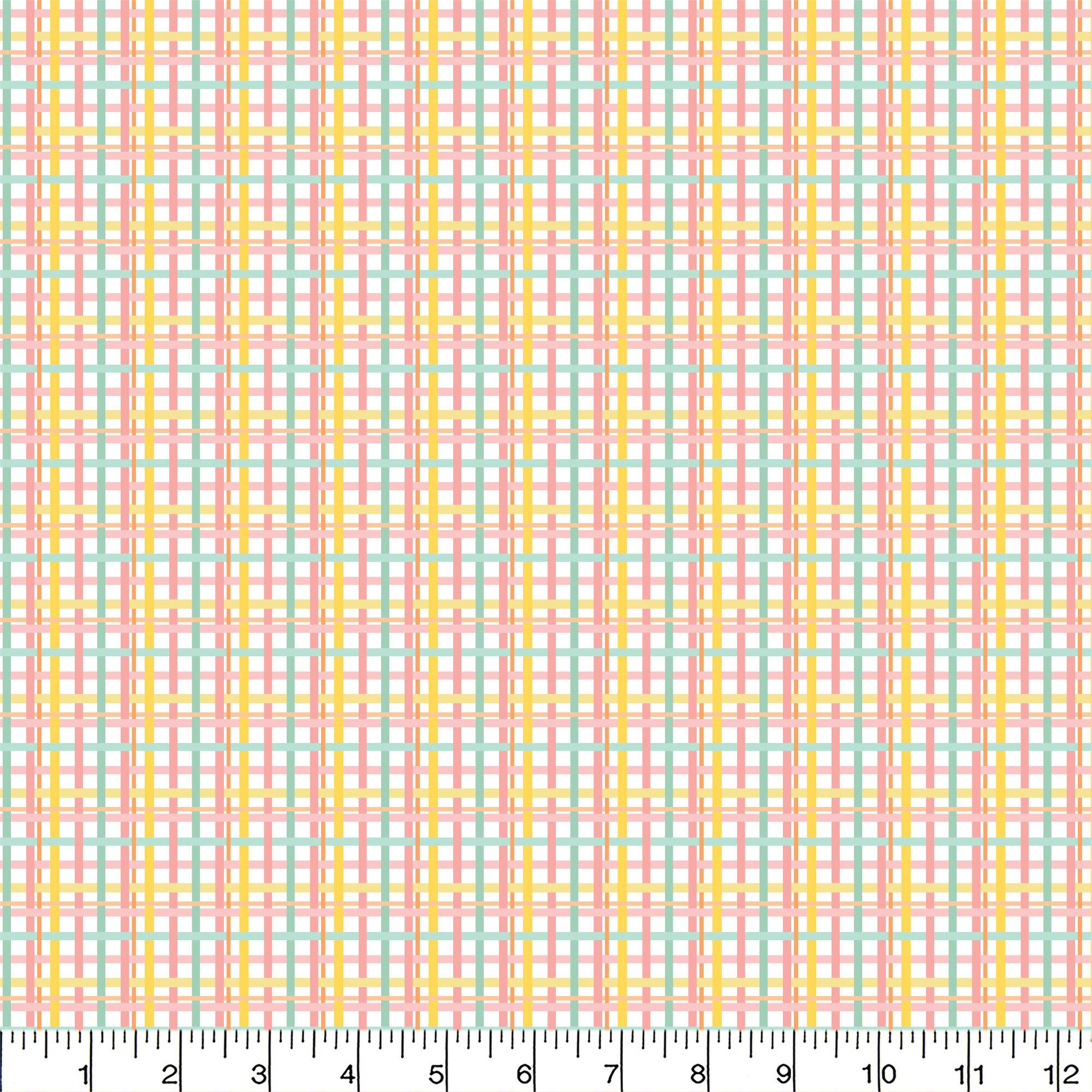 Eugene Textiles Pastel Plaid Flannel